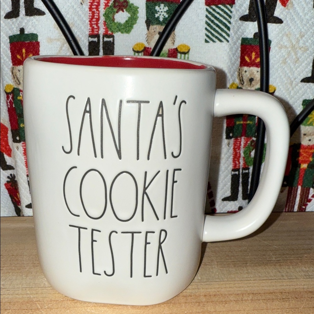 Rae Dunn Santas Cookie Tester Mug